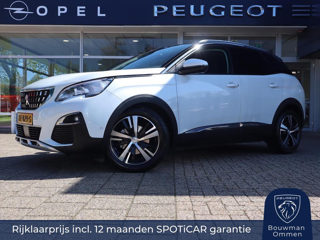 Peugeot 3008 SUV Allure PureTech 130pk S&S EAT6 automaat, Ri, Auto's, Peugeot, Gebruikt, 1199 cc, Wit, 1245 kg