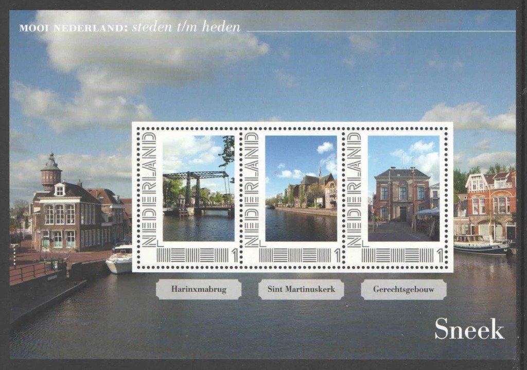 Mooi Nederland Steden t/m Heden: Sneek 1, Ophalen of Verzenden, Na 1940, Postfris