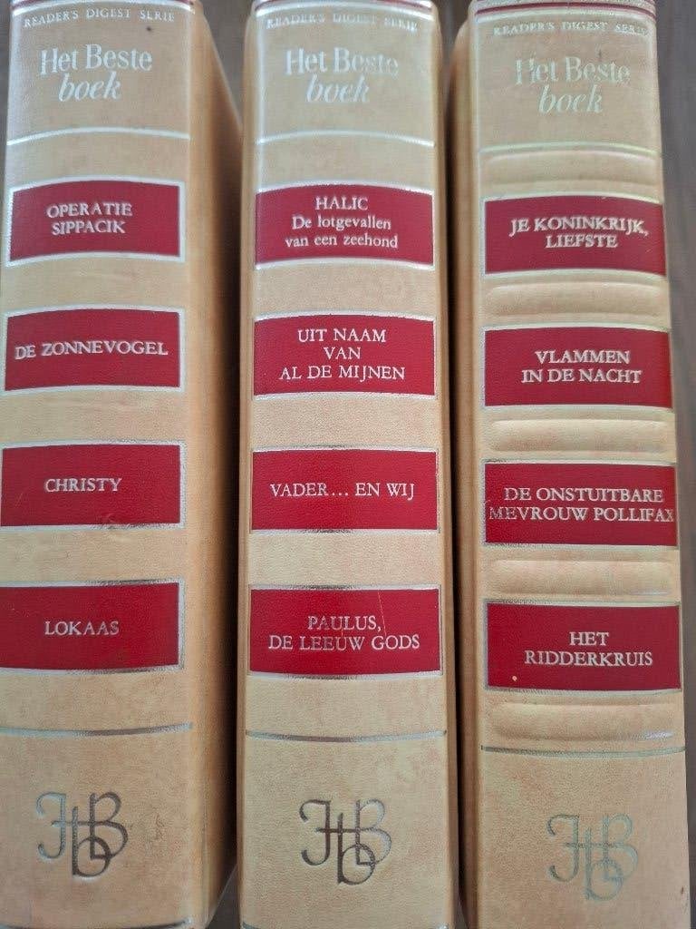 READERS DIGEST, HET BESTE BOEK, 3 stuks, Ophalen of Verzenden, Gelezen