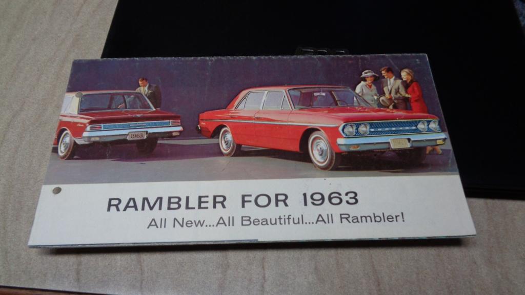 USA Folder  RAMBLER  1963, Verzenden, Zo goed als nieuw, Overige merken