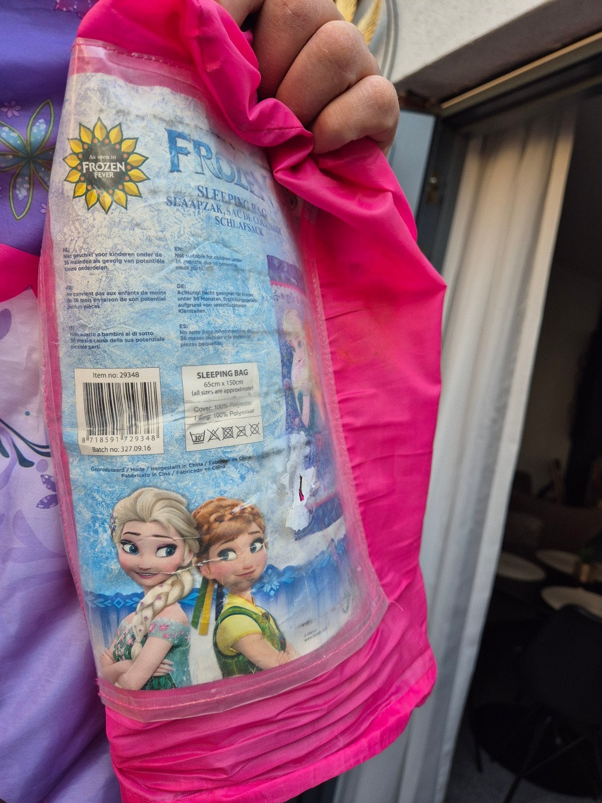 Frozen kinder slaapzak, Caravans en Kamperen, Slaapzakken, Ophalen of Verzenden