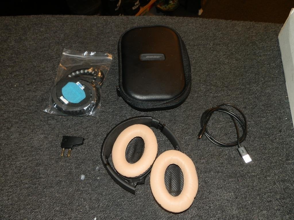 Bose quietcomfort 2 zwart compleet koptelefoon, Ophalen of Verzenden, Gebruikt, Overige merken, Draadloos