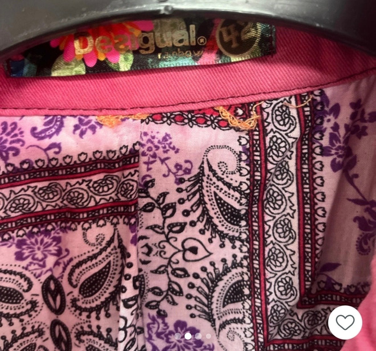 Desigual Zomer/Tussenjas - Maat 42/ XL, Ophalen of Verzenden, Gedragen, Maat 42/44 (L), Meerkleurig