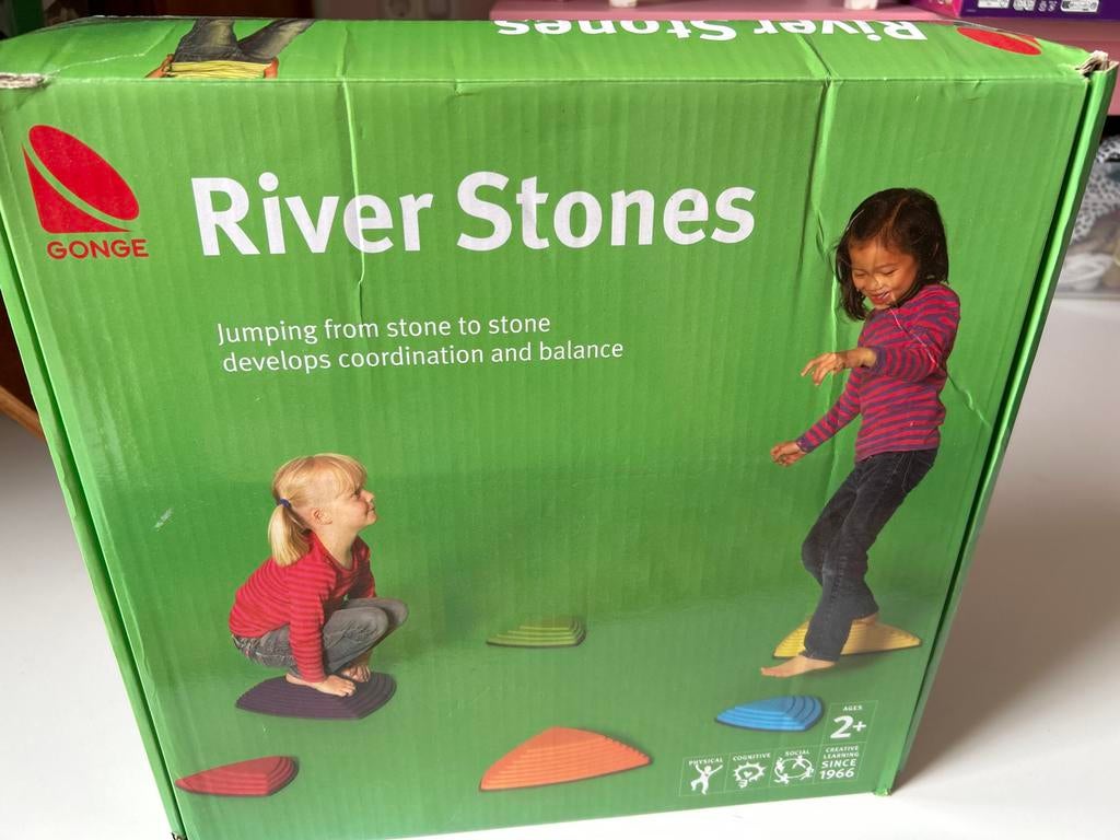 Gonge River Stones - Balans en Coördinatie Speelset, Kinderen en Baby's, Ophalen, Zo goed als nieuw, Jongen of Meisje