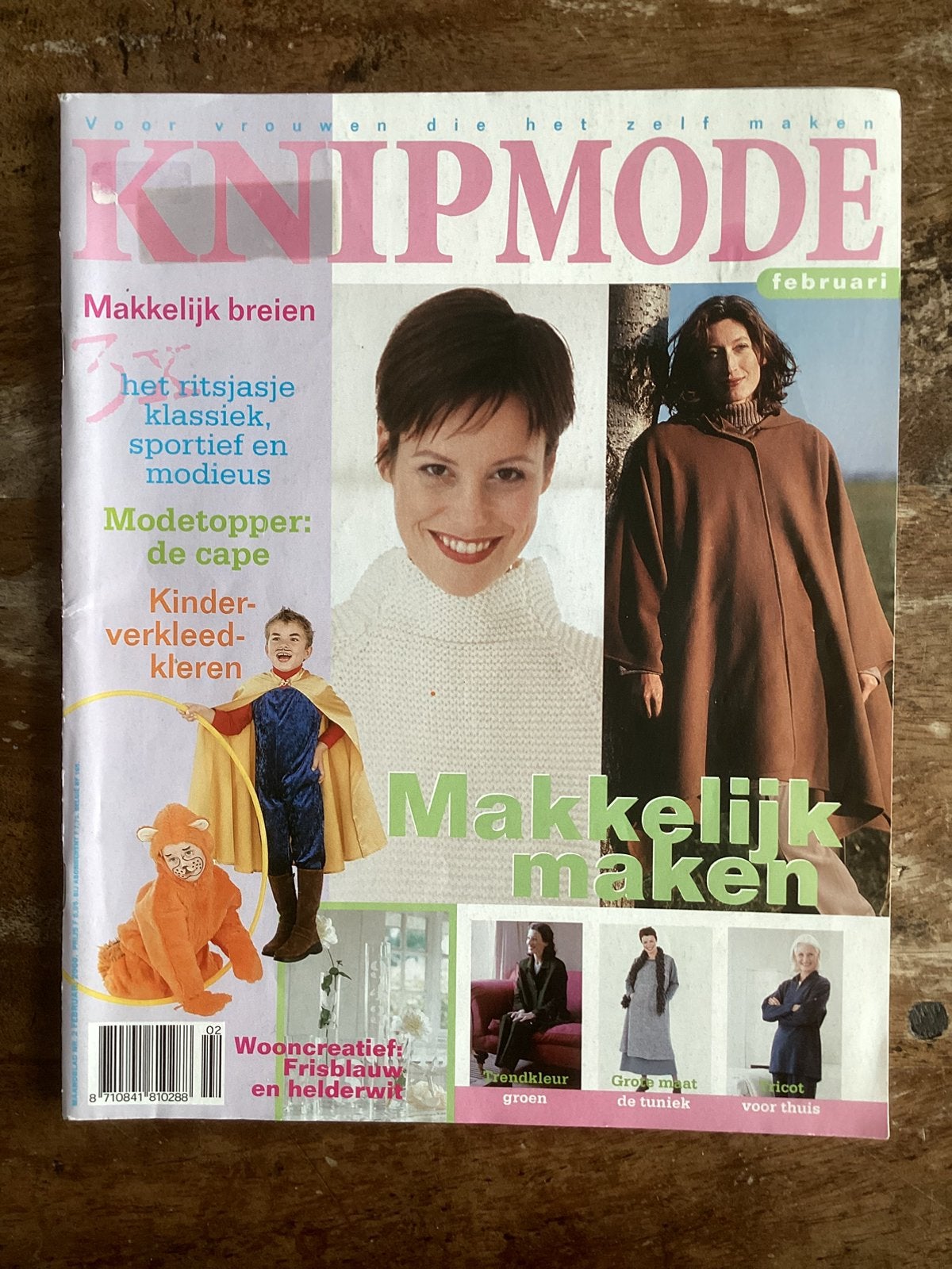Knipmode, februari 2000., Ophalen of Verzenden, Gebruikt, Vrouw, Knipmode