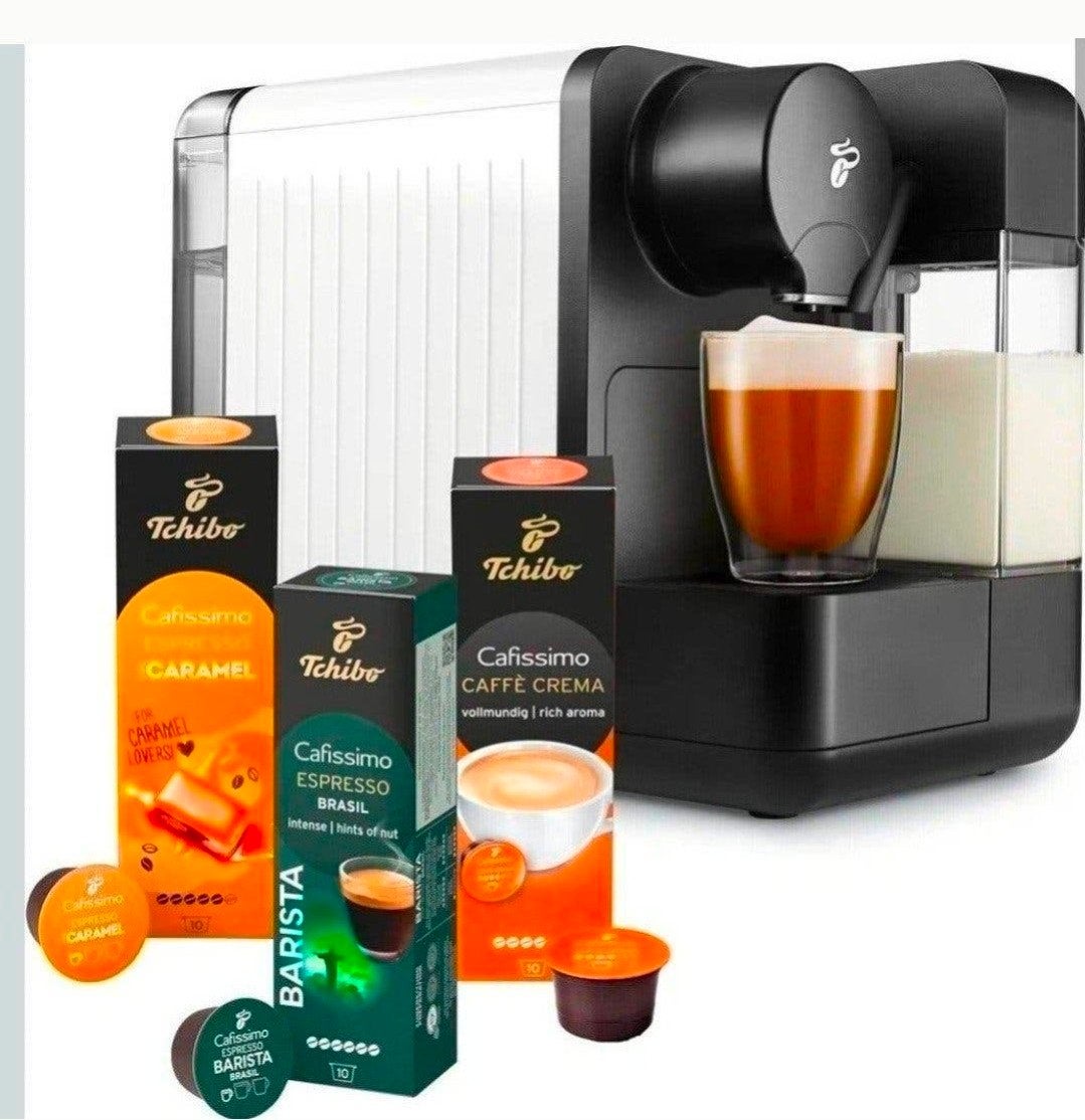 Tchibo Cafissimo Latte Zwart - Koffiecupmachine, Koffiepads en cups, Koffiemachine, Ophalen of Verzenden, Zo goed als nieuw
