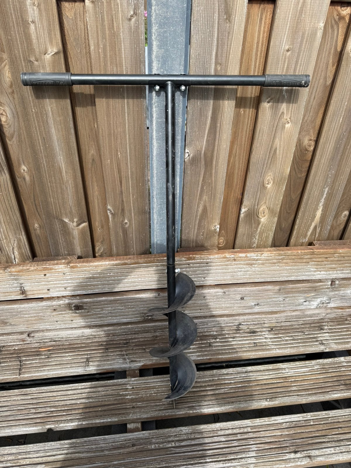 Grondboor spiraalboor 150mm, Tuin en Terras, Hand-tuingereedschap, Ophalen of Verzenden, Zo goed als nieuw, Grondboor