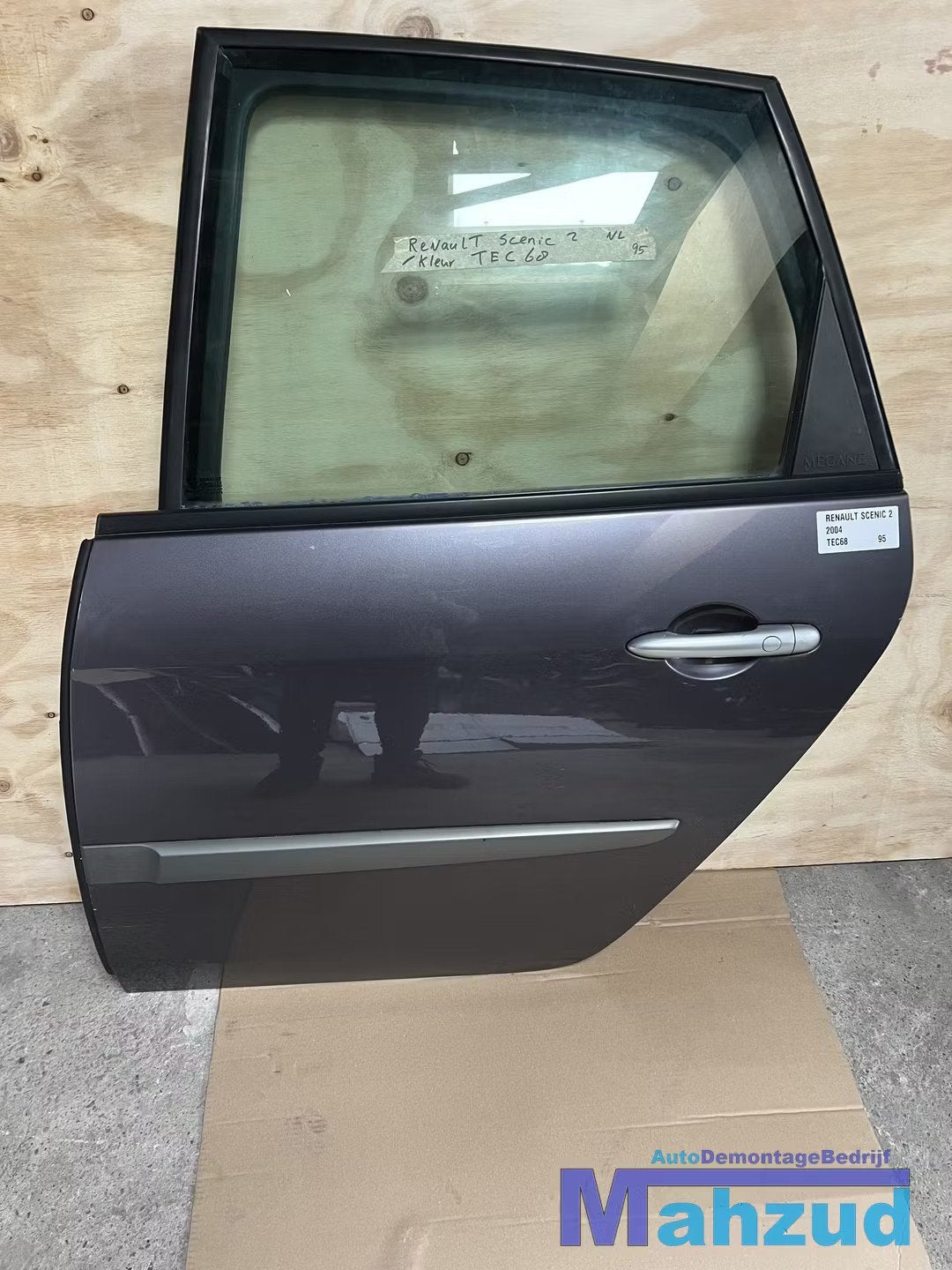 RENAUL SCENIC 2 Grijs TEC68 Links achter deur 2003-2009, Renault Group, Gebruikt, Contact.group@renault.com, Ophalen of Verzenden