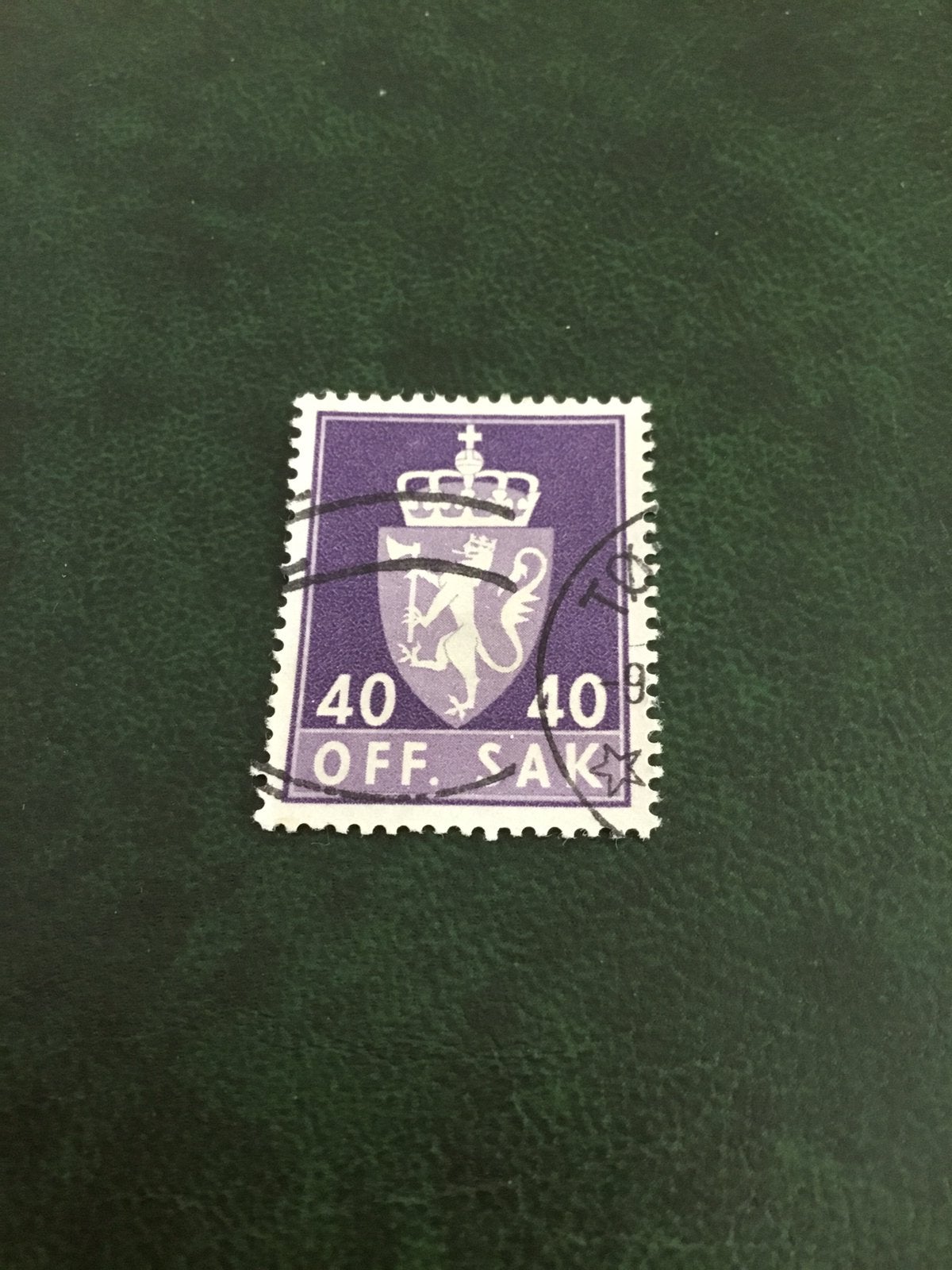 Noorwegen 40, Postzegels en Munten, Postzegels | Europa | Scandinavië, Ophalen of Verzenden, Noorwegen, Gestempeld