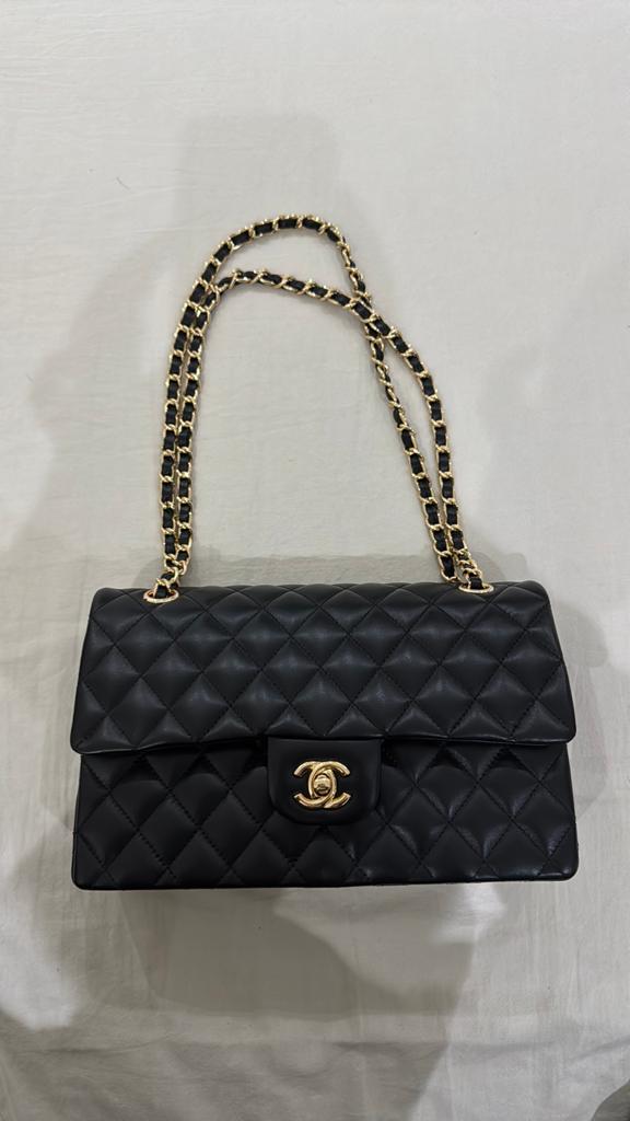 Zwarte schouder tas, Ophalen of Verzenden, Nieuw, Zwart, Schoudertasje