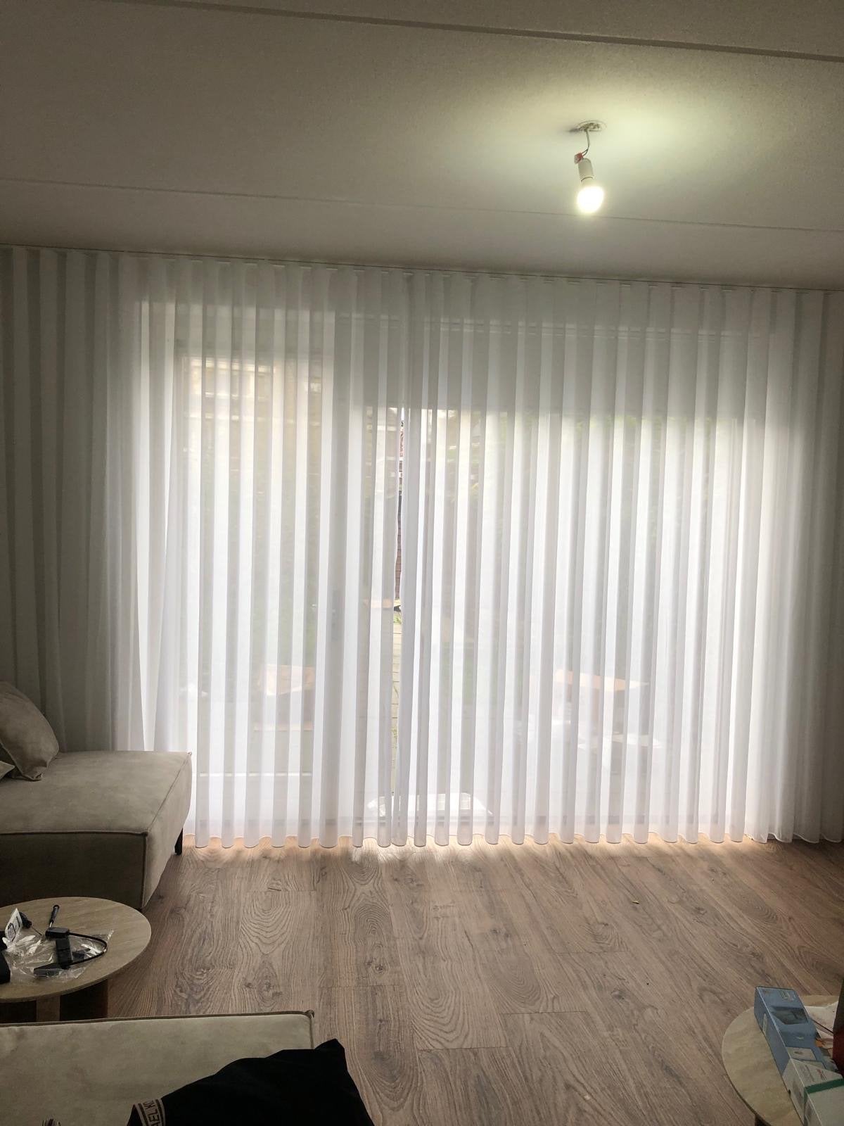 nieuwe inbetween gordijnen, Ophalen, Wit, Inbetween gordijn, Lichtdoorlatend
