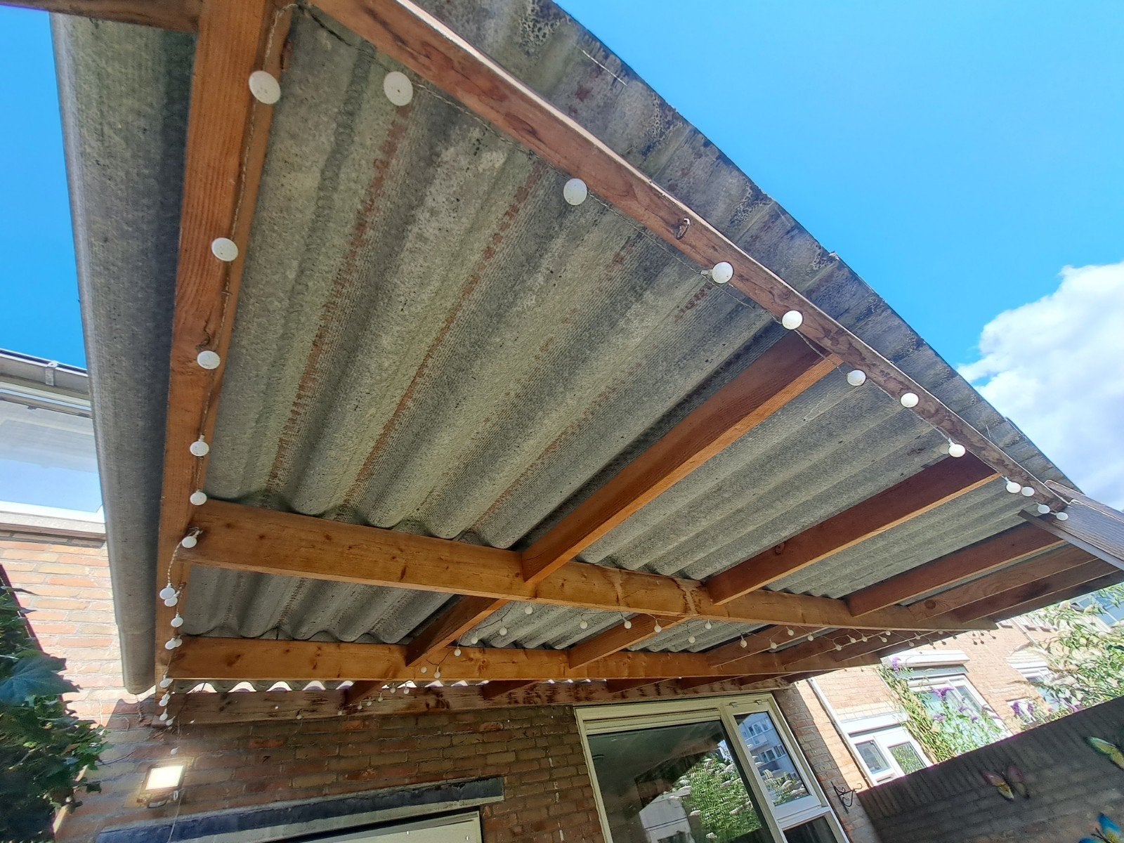 Stevige overkapping 6x3m - Ideaal voor terras of tuin, Ophalen, Gebruikt, Carport