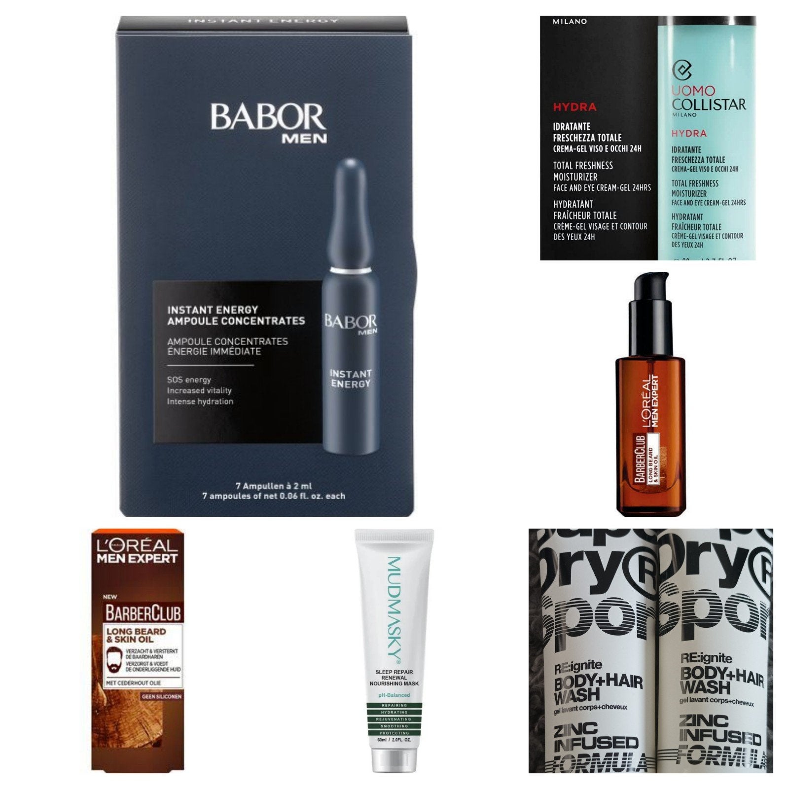 luxe mannen verzorgings set twv ruim 300 euro nieuw doos, Ophalen of Verzenden, Nieuw, Bodylotion, Crème of Olie