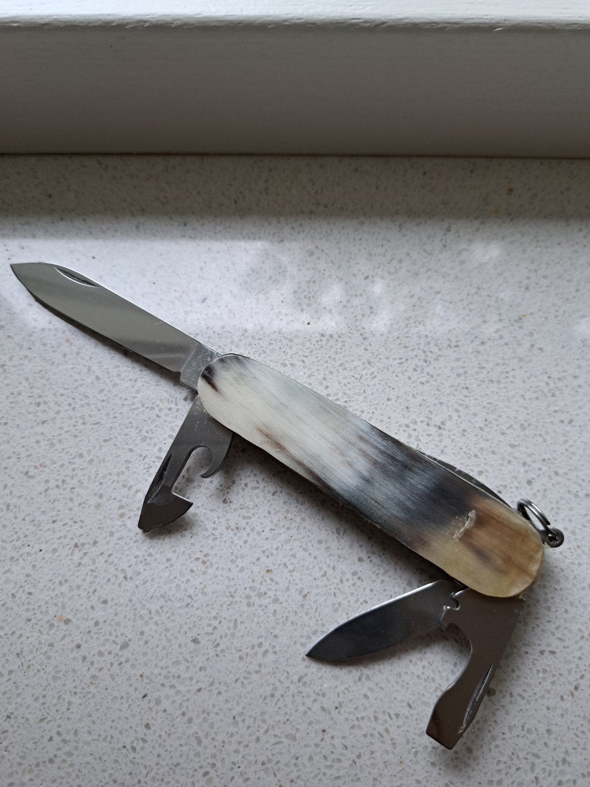 Victorinox spartan koe hoorn mes zakmes, Ophalen of Verzenden, Gebruikt