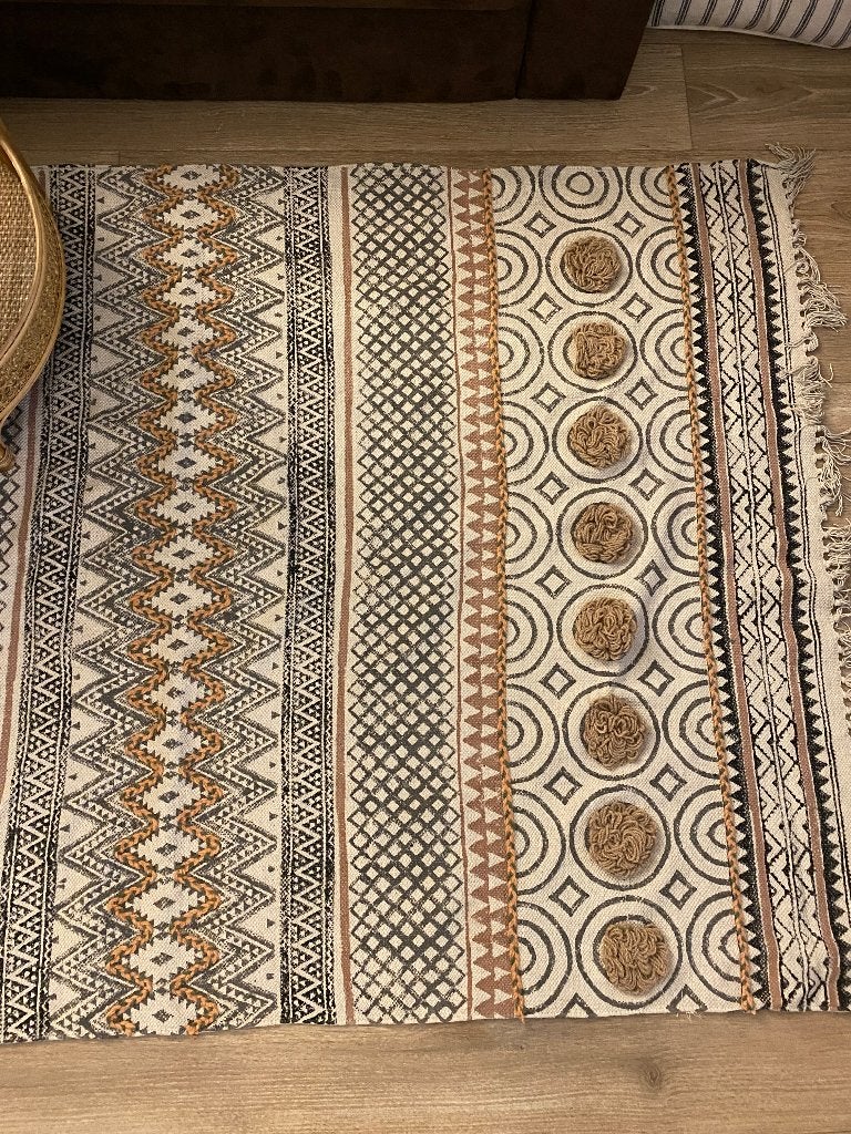 Vloerkleed print Sklum, Huis en Inrichting, Stoffering | Tapijten en Kleden, 100 tot 150 cm, Overige kleuren, Ophalen of Verzenden