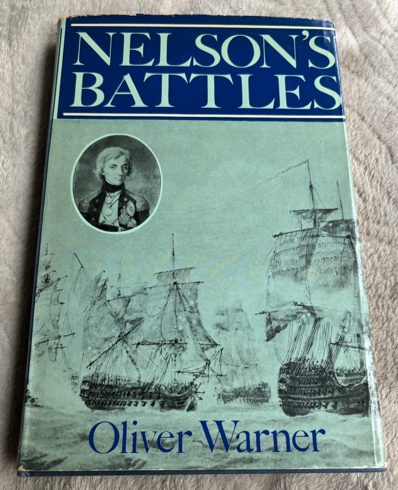 19e eeuwse scheepvaart HC boek: Nelson’s Battles, Gelezen, Ophalen of Verzenden, Voor 1940, Overige onderwerpen