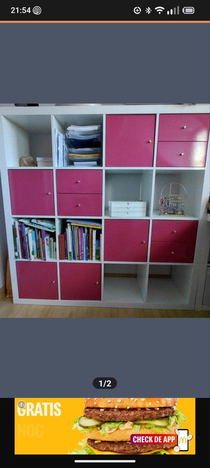 Gezocht: Ikea Kallax roze lades en deurtjes, Zo goed als nieuw, Minder dan 100 cm, 25 tot 50 cm, 50 tot 100 cm