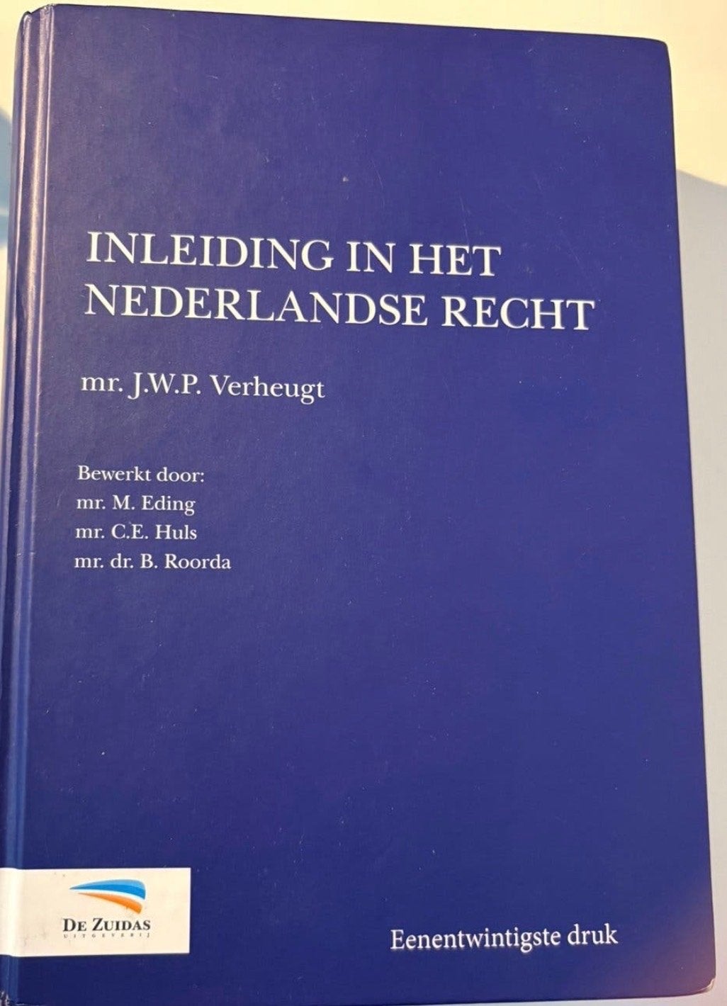 Inleiding in het Nederlandse Recht - mr. J.W.P. Verheugt, Ophalen of Verzenden, Gamma, Gelezen, WO