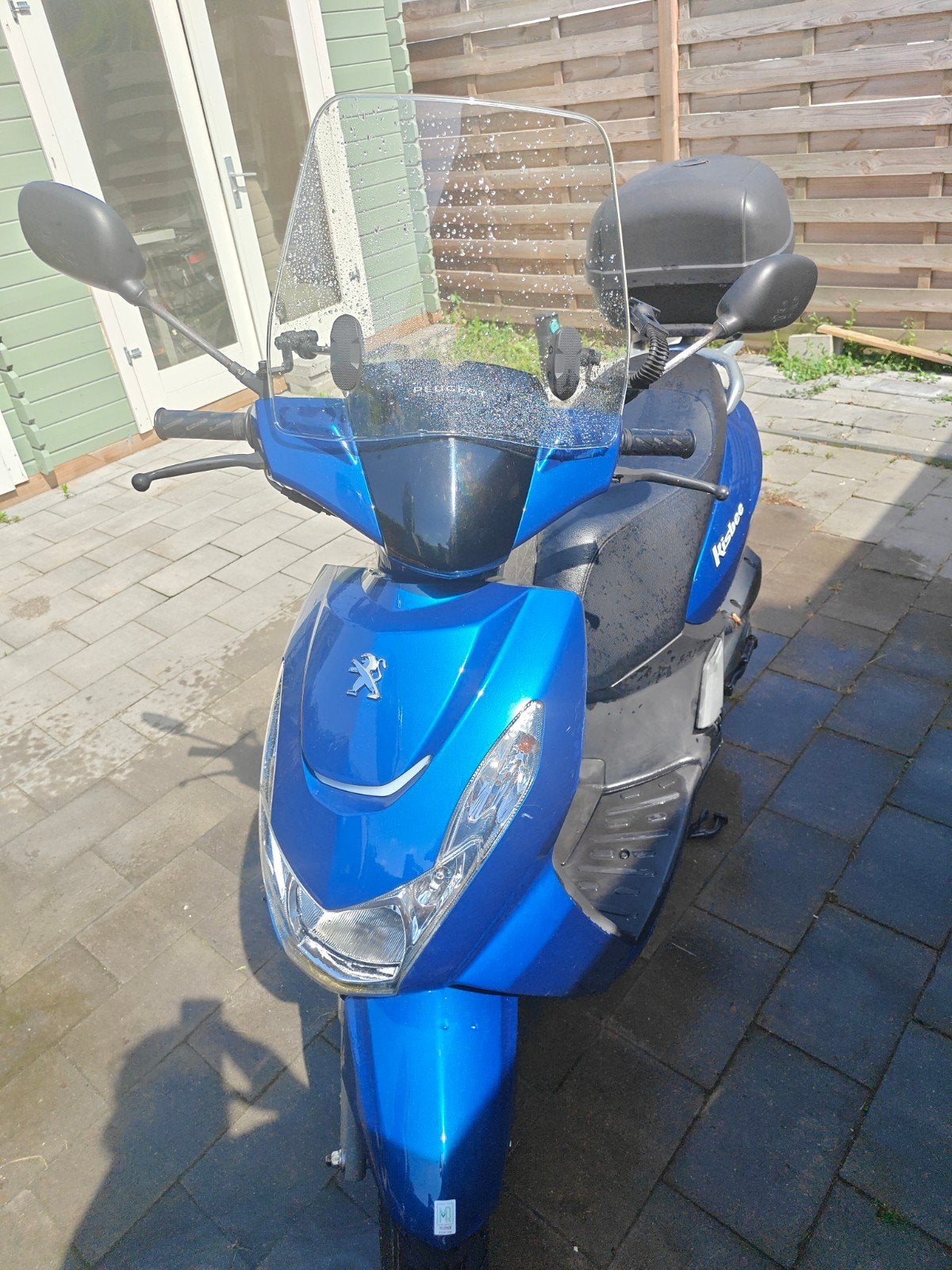 Peugeot Kisbee 45 km/u - Inclusief topkoffer en kettingslot, Ophalen, Gebruikt, Maximaal 45 km/u, Overige modellen
