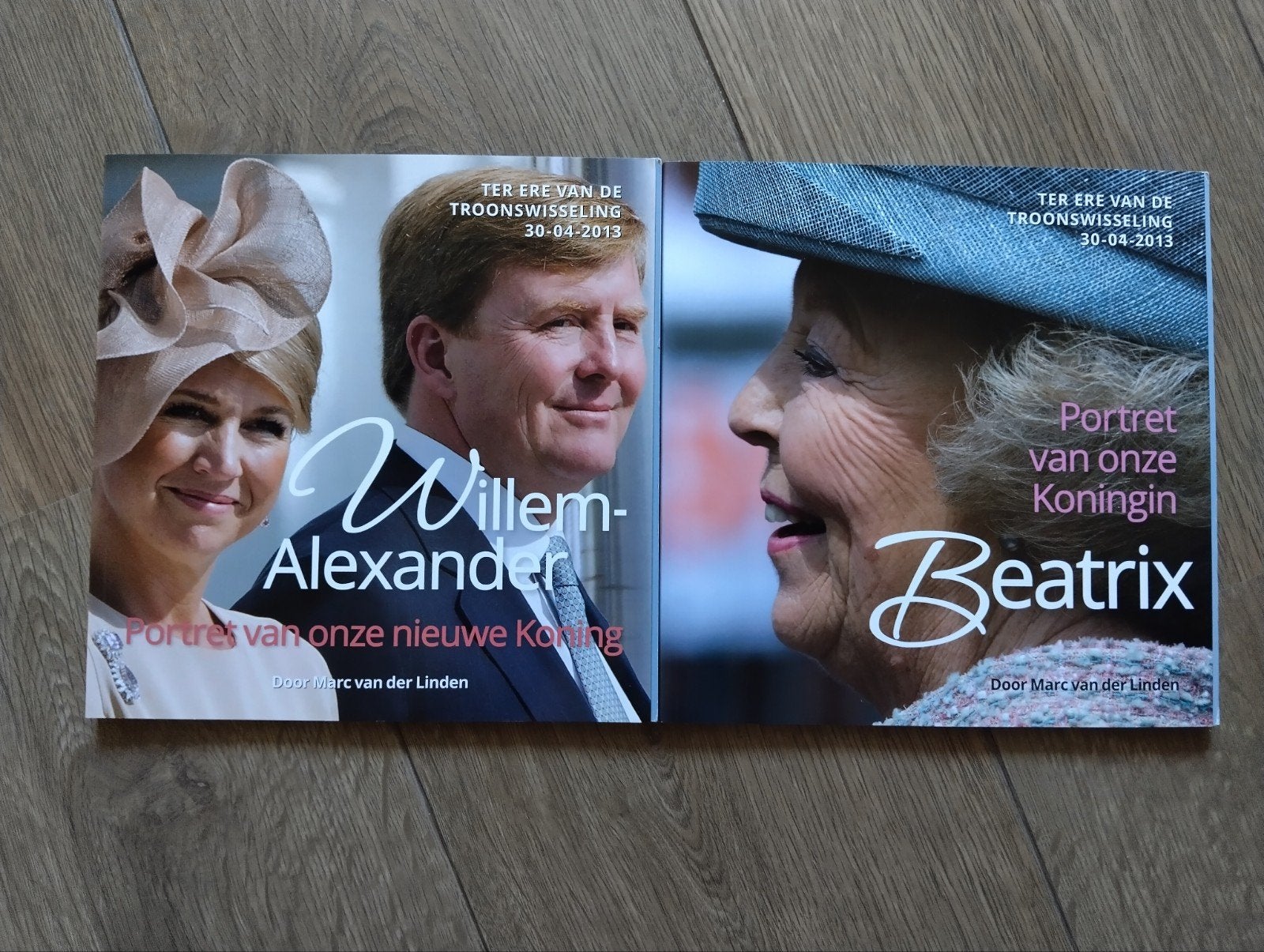 Willem-Alexander & Beatrix - Portret van onze Koning (in), Marc van der Linden, Overige, Nieuw, Ophalen of Verzenden