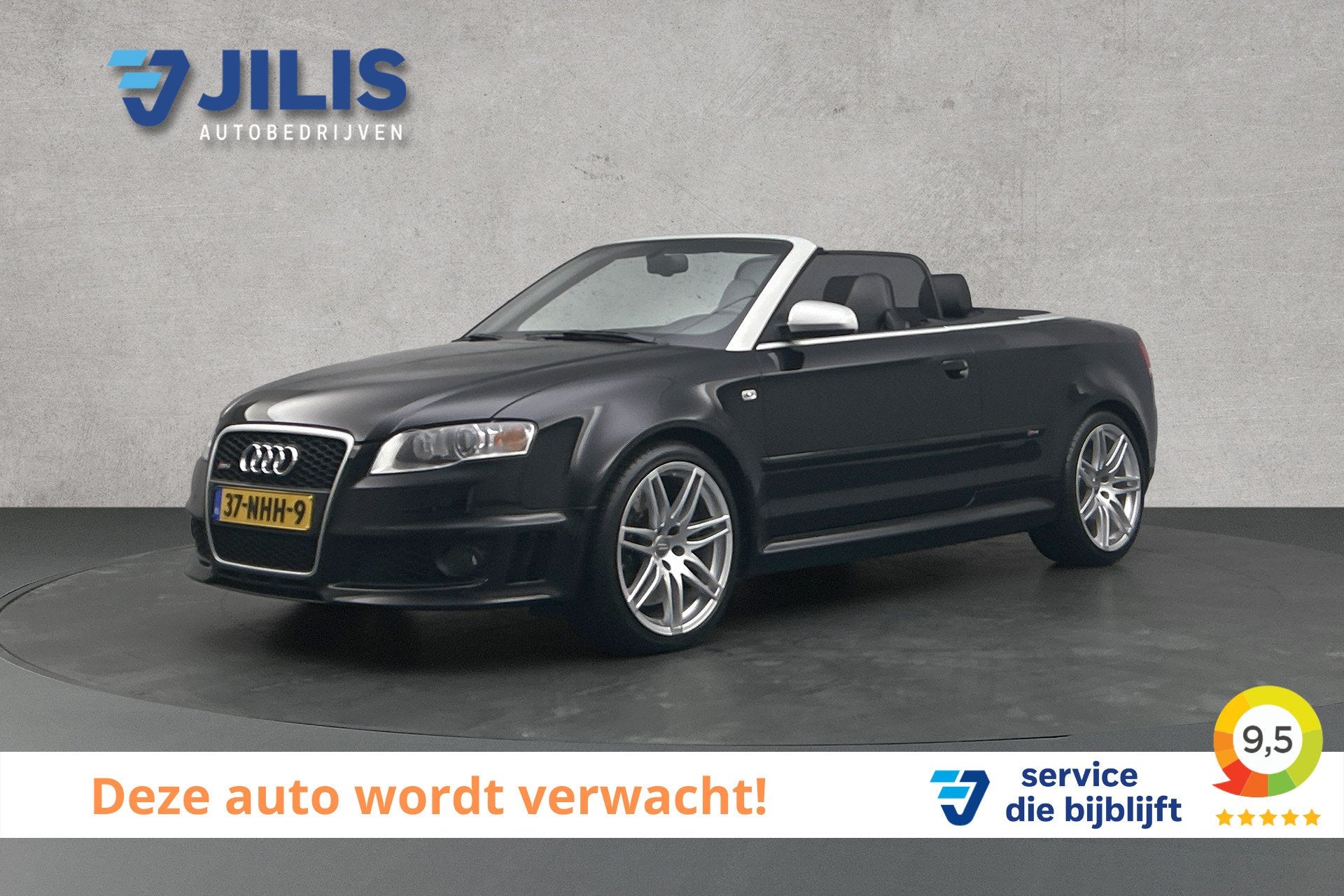 Audi A4 Cabriolet 4.2 V8 RS 4 quattro | Stoelverwarming | Le, Auto's, Audi, Gebruikt, 8 cilinders, Cabriolet, 4 stoelen