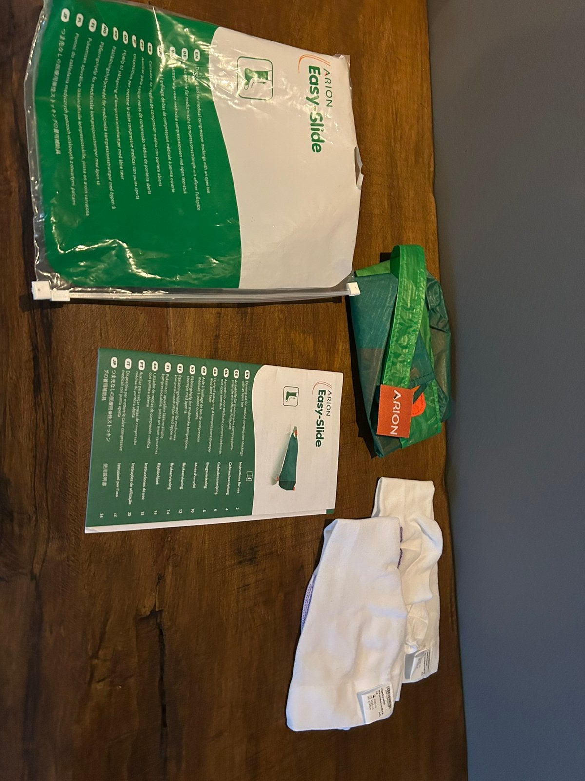 Arion hulpmiddel voor steunkousen incl. Steunkousen maat M, Verzenden, Nieuw