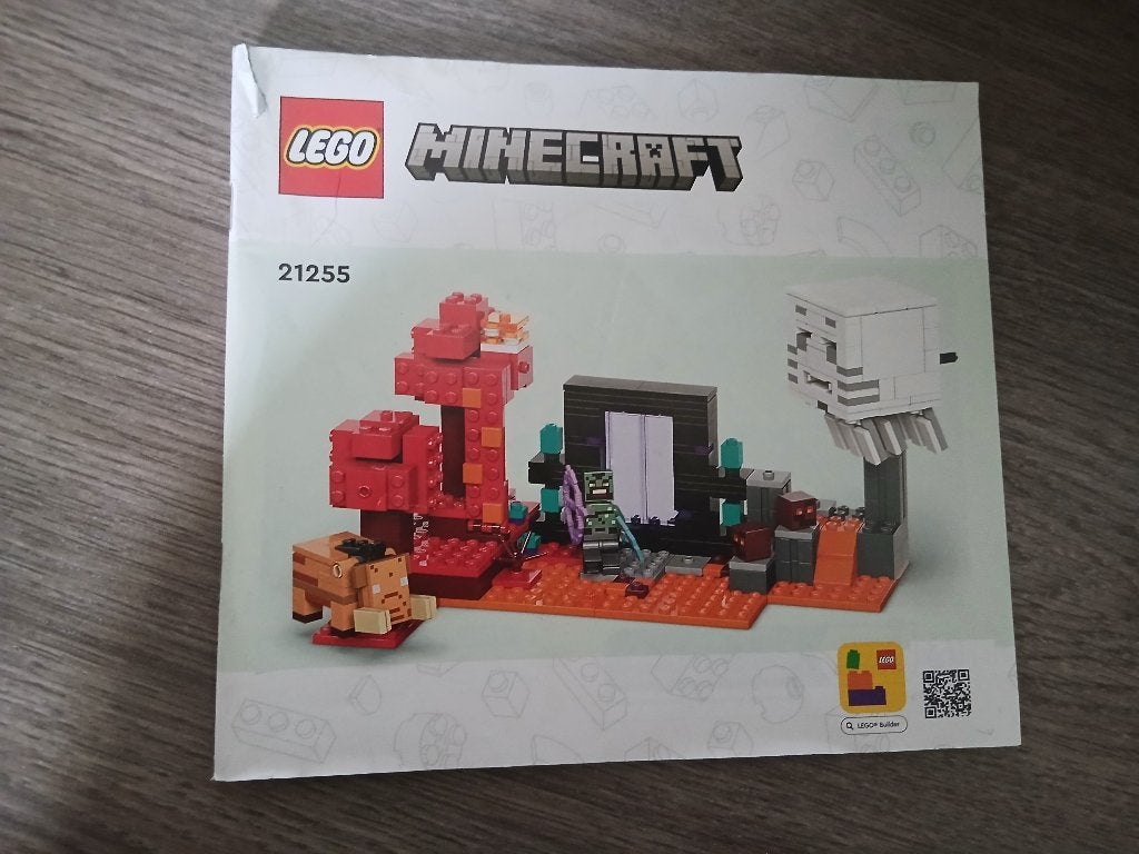 LEGO Minecraft Nether-portaal, Minecraft, Lego, Ophalen of Verzenden, Zo goed als nieuw
