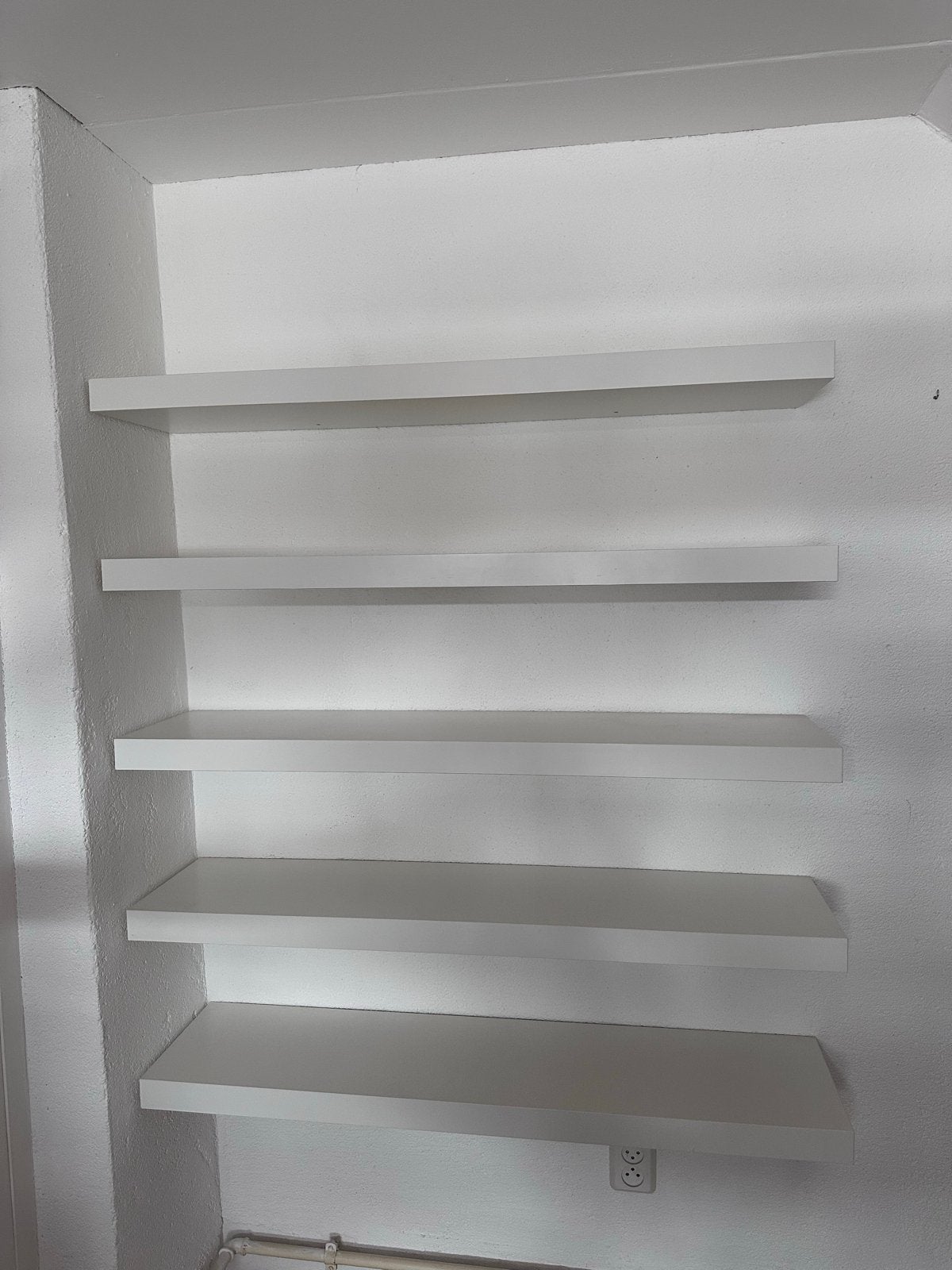 5x IKEA Lack planken wit 110cm, Ophalen of Verzenden, Gebruikt