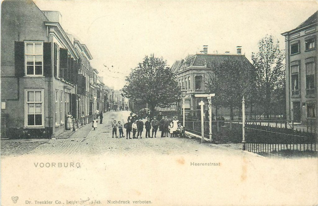 702-045-037 Voorburg Heerenstraat, Verzamelen, Verzenden, Voor 1920, Zuid-Holland