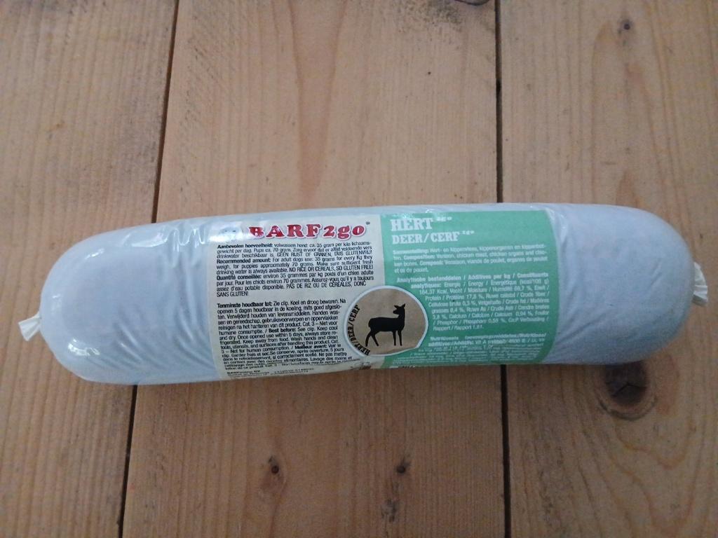 5 Houdbare worsten Barf2go Hert 900 gram, Verzenden, Hond