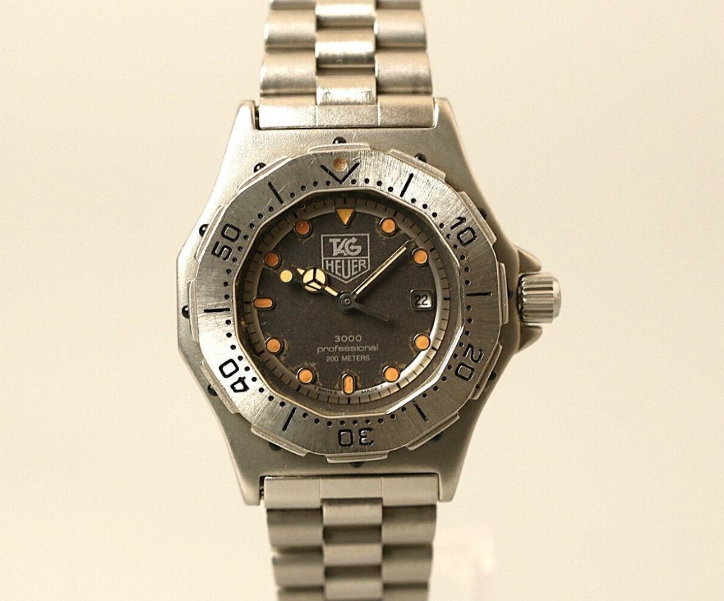 TAG Heuer - Professional 3000 - 932.215 - Unisex - 1990-1999, Overige merken, Staal, Met bandje, Polshorloge