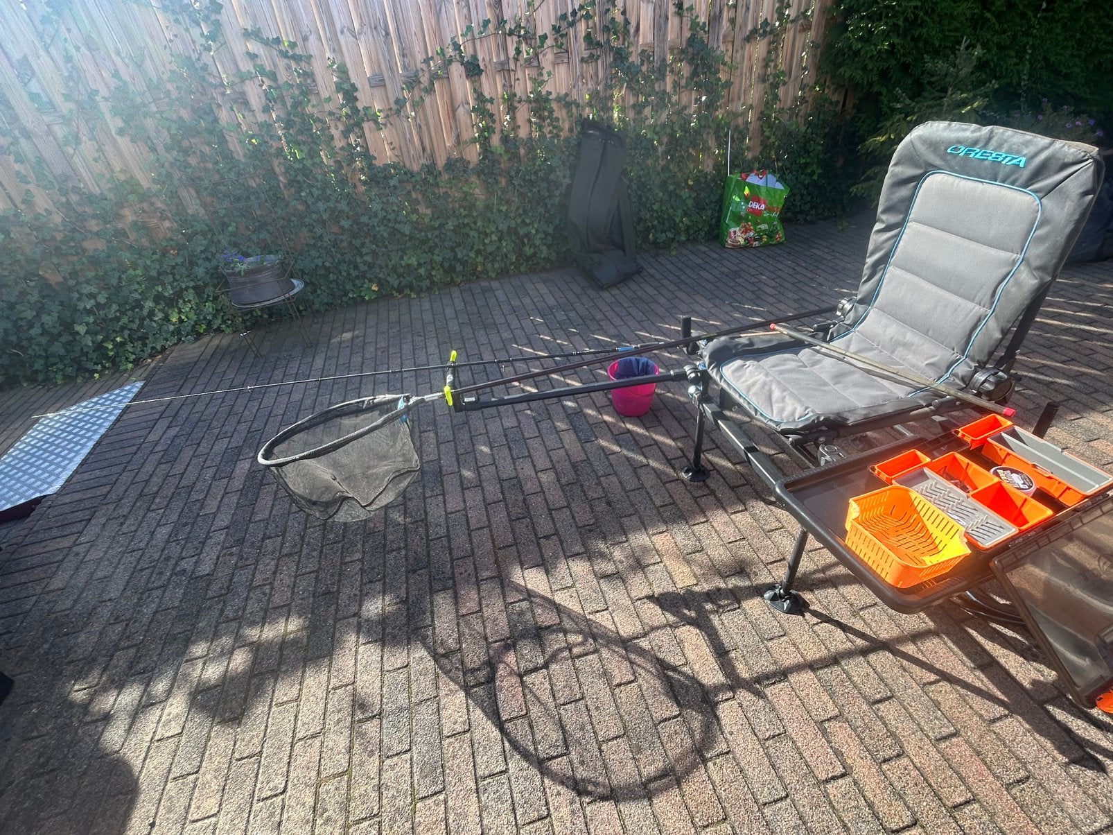 Complete feeder uitrusting a-merken, Watersport en Boten, Ophalen, Zo goed als nieuw, Complete set