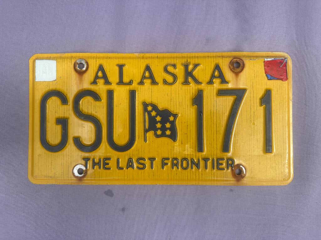 kentekenplaat Alaska (USA), Ophalen of Verzenden, Gebruikt