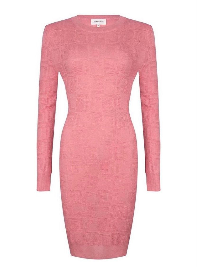 Nieuw Jacky Luxury jurk M 38 roze met JL print, Maat 38/40 (M), Nieuw, Ophalen of Verzenden, Roze
