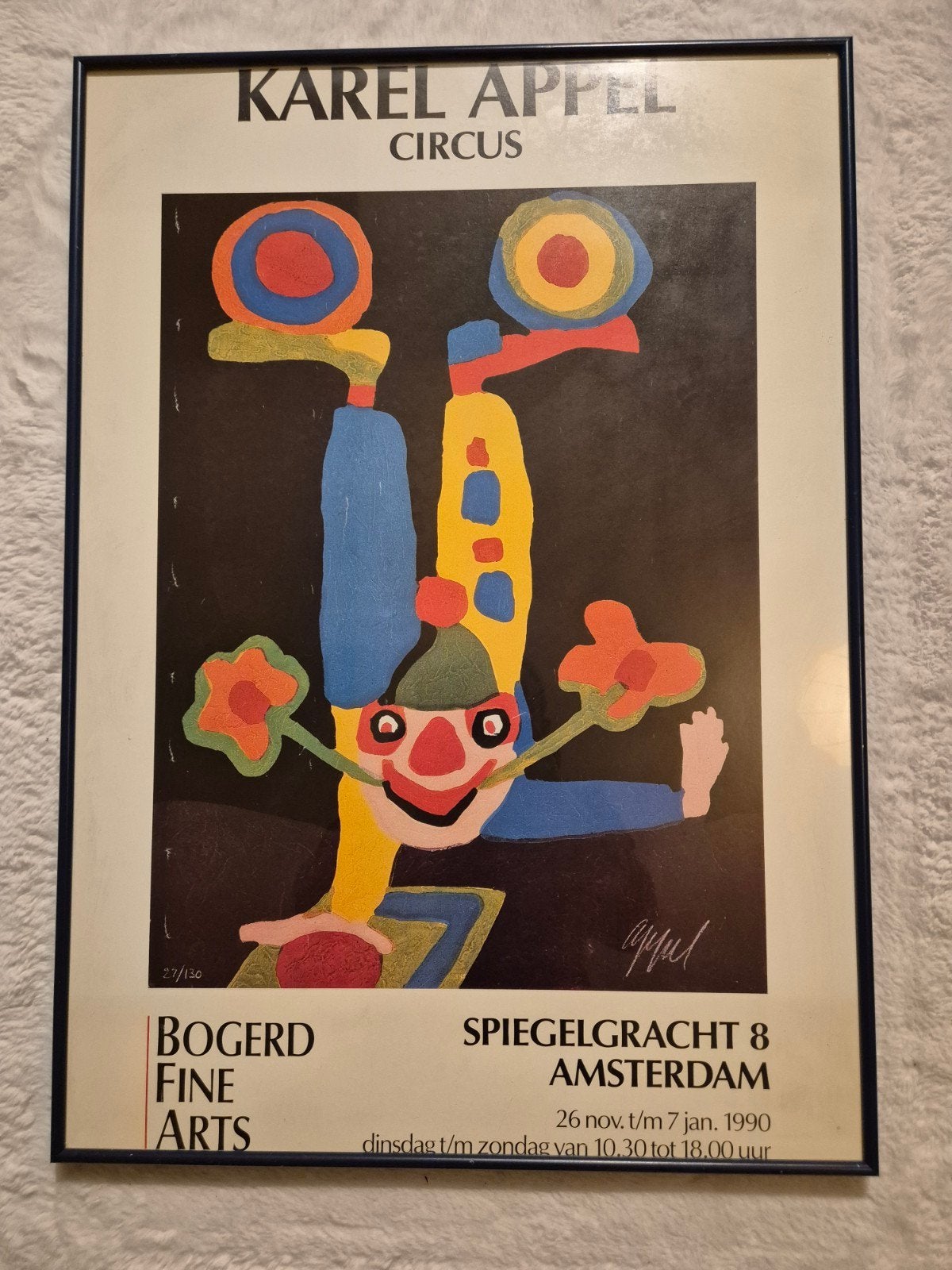 Karel Appel Circus Offsetdruk - Bogerd Fine Arts, Gelimiteerde oplage, Ophalen of Verzenden, Offsetdruk