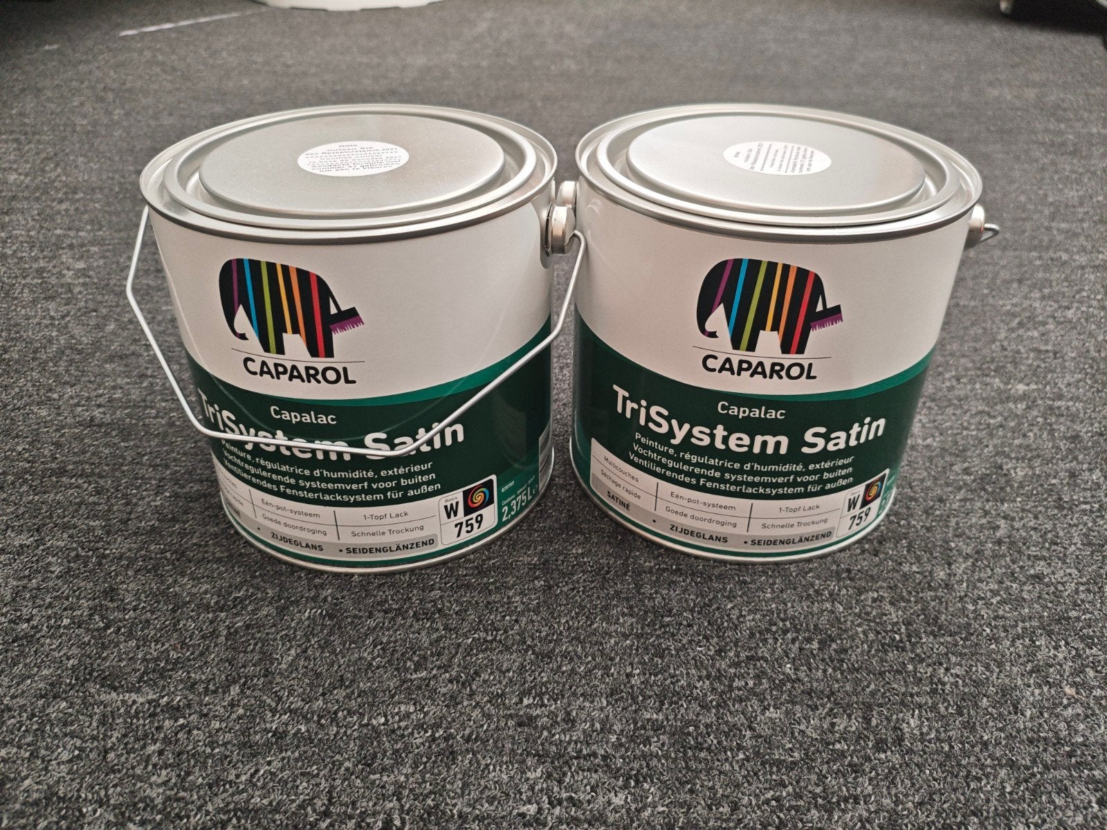 Caparol trisystem Satin, Ophalen, Nieuw, Wit