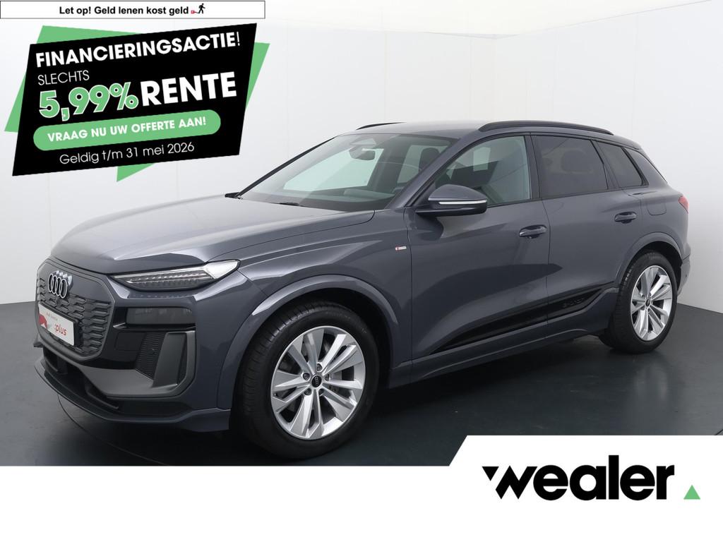 Audi Q6 e-tron Launch edition 83 kWh | 252 PK | SoH 96% | Tr, Auto's, Audi, 12 maanden, Gebruikt, Zwart, 2100 kg