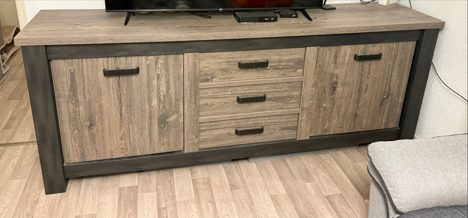 Maurik Dressoir Groot - B228 x H91 x D50cm, Huis en Inrichting, Ophalen, Gebruikt, 200 cm of meer, Met lade(s)