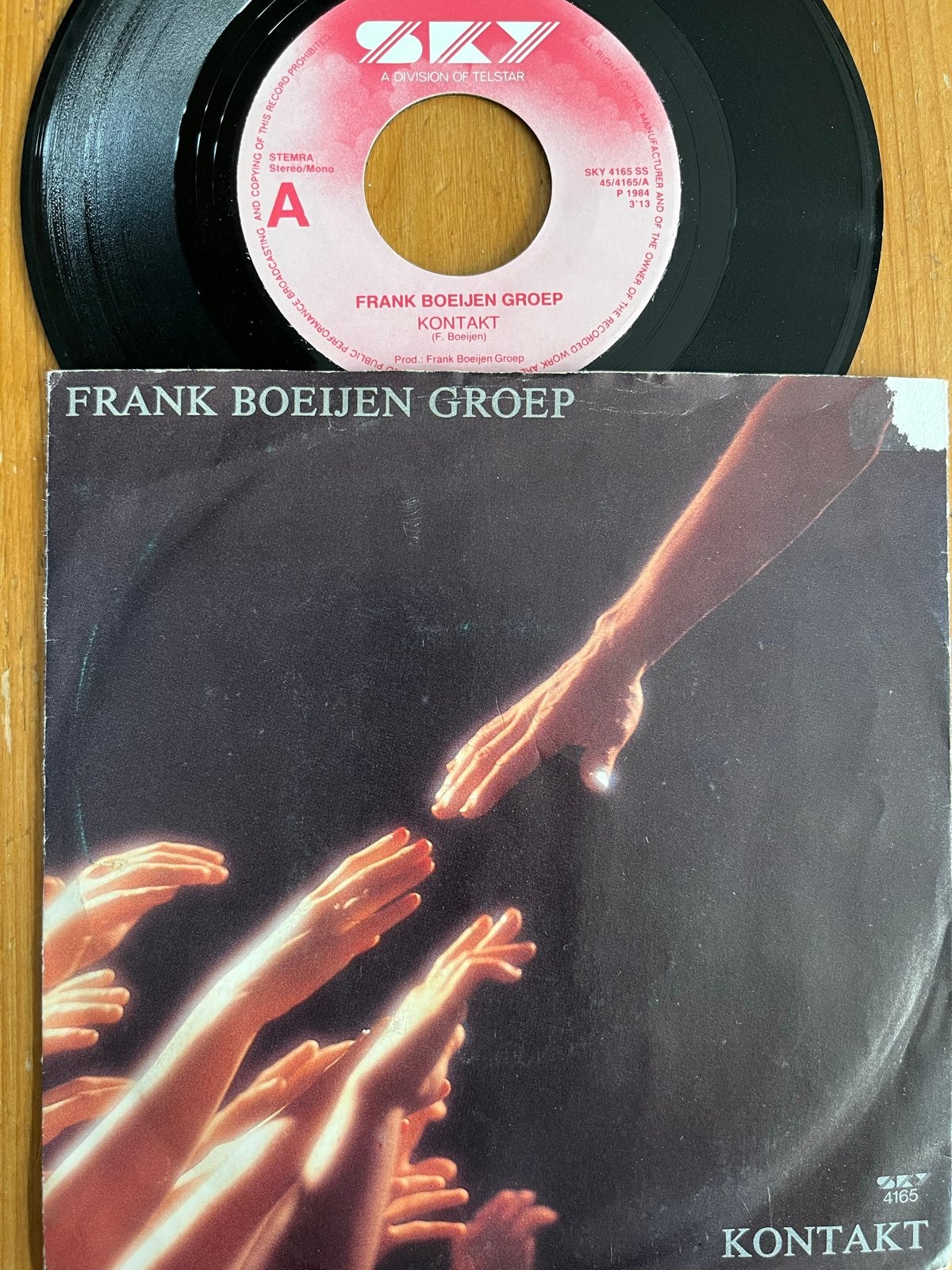 Frank Boeijen Groep - Kontakt (7 inch single), Gebruikt, Originele persing, 7 inch, Ophalen of Verzenden