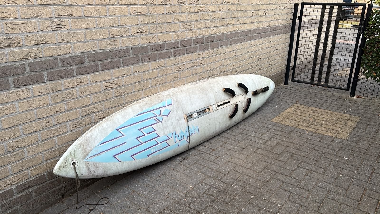Surfplank - Ten Cate, Watersport en Boten, Windsurfen, Met voetbanden, 250 tot 300 cm, Gebruikt, Plank