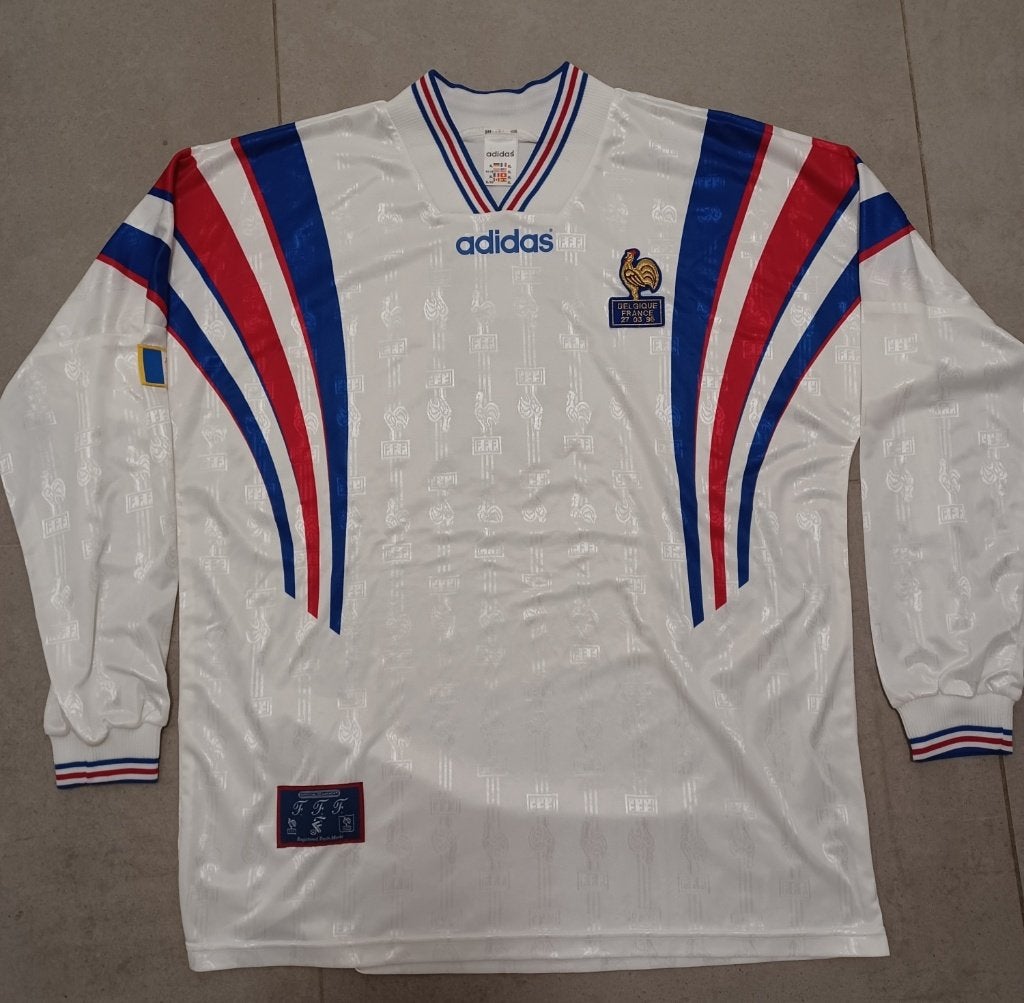 Matchworn shirt Frankrijk 1996, Ophalen of Verzenden, Zo goed als nieuw, Buitenlandse clubs, Shirt