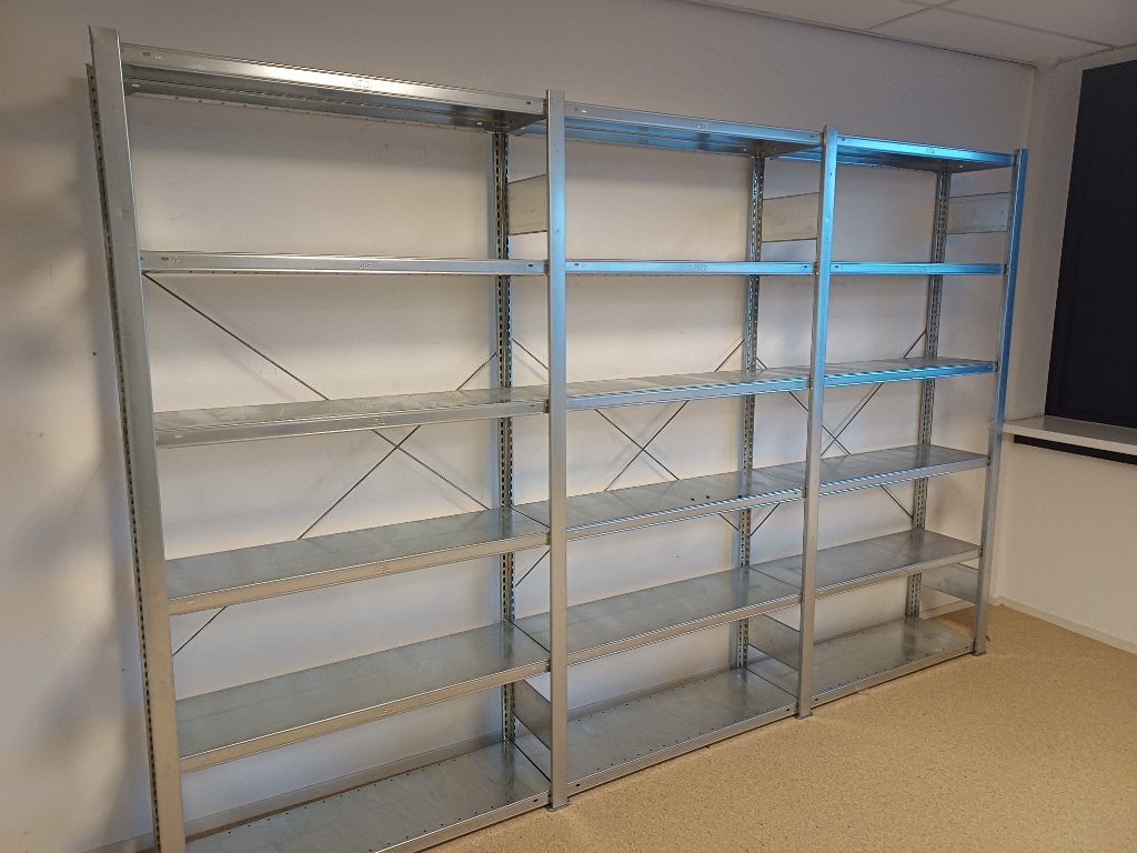 2 meter Meta   stelling boekenkast archiefkast 200 x 33, Ophalen, Zo goed als nieuw