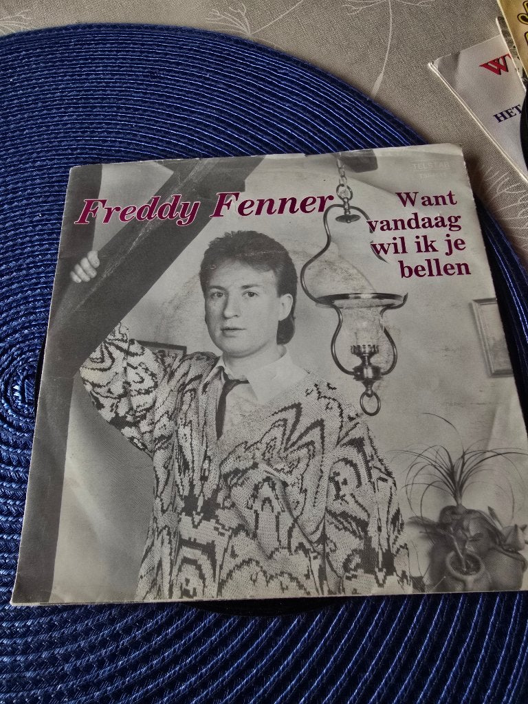 freddy fenner want vandaag wil ik je bellen  telstar, Verzenden, Gebruikt, 7 inch, Levenslied of Smartlap