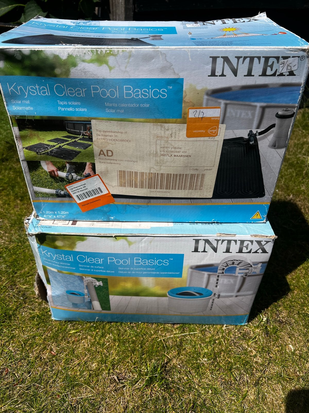 Intex Krystal Clear Pool Basics Solar Mat & Filter, Ophalen, Nieuw, Verwarming