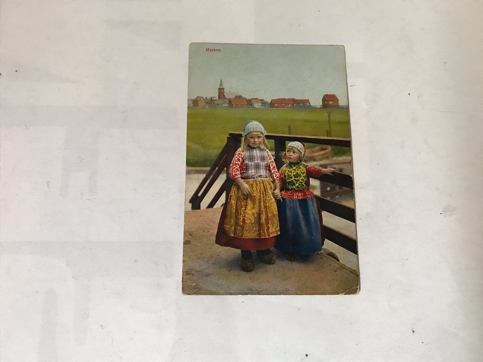 Ansicht: klederdracht Marken 1916, Ophalen of Verzenden, Voor 1920, Gelopen, Klederdracht