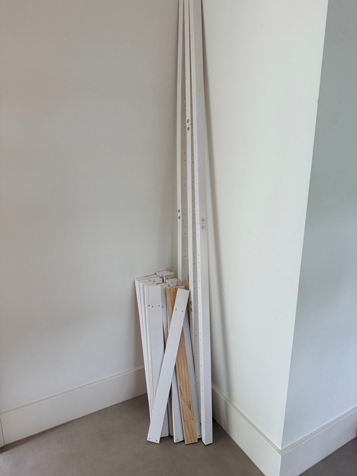 vidaXL Bedframe massief grenenhout wit 140x200 cm, Ophalen, Wit, 140 cm, 200 cm