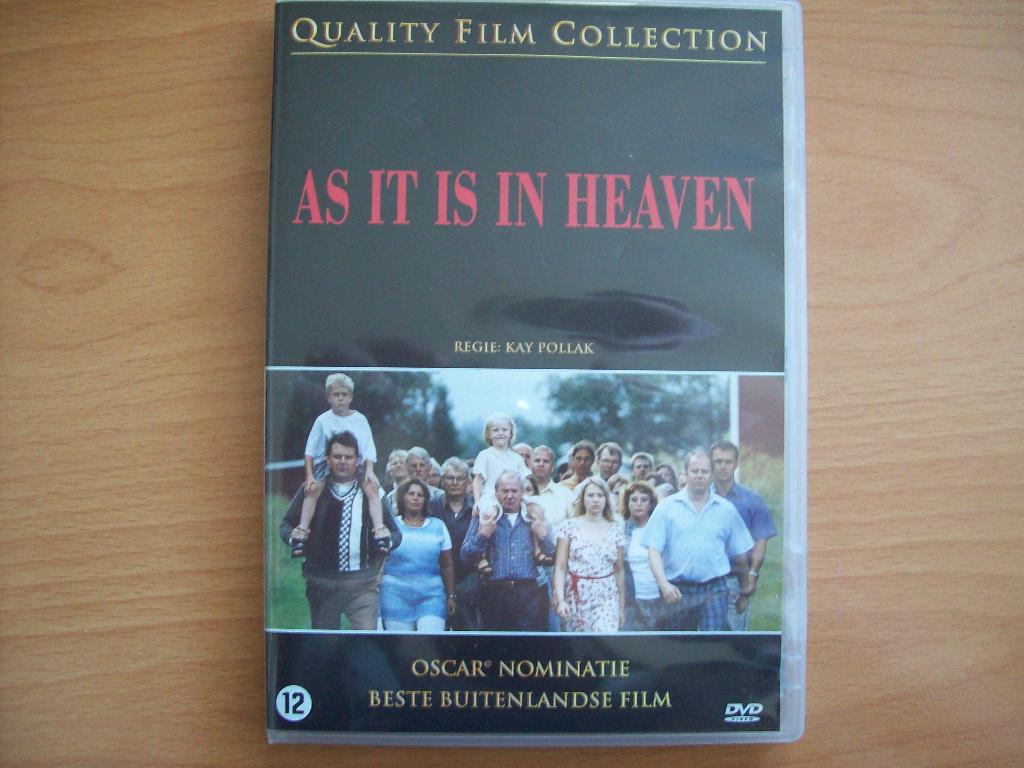 As It Is In Heaven (Kay Pollak), Cd's en Dvd's, Dvd's | Filmhuis, Zo goed als nieuw, Scandinavië, Vanaf 12 jaar, Ophalen of Verzenden