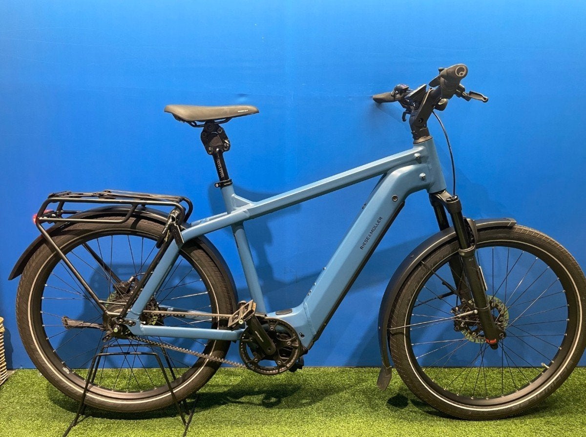Riese & Müller Charger4 GT vario 750Wh Heren Petrol Matt, Fietsen en Brommers, Elektrische fietsen, Gebruikt, -, -, -