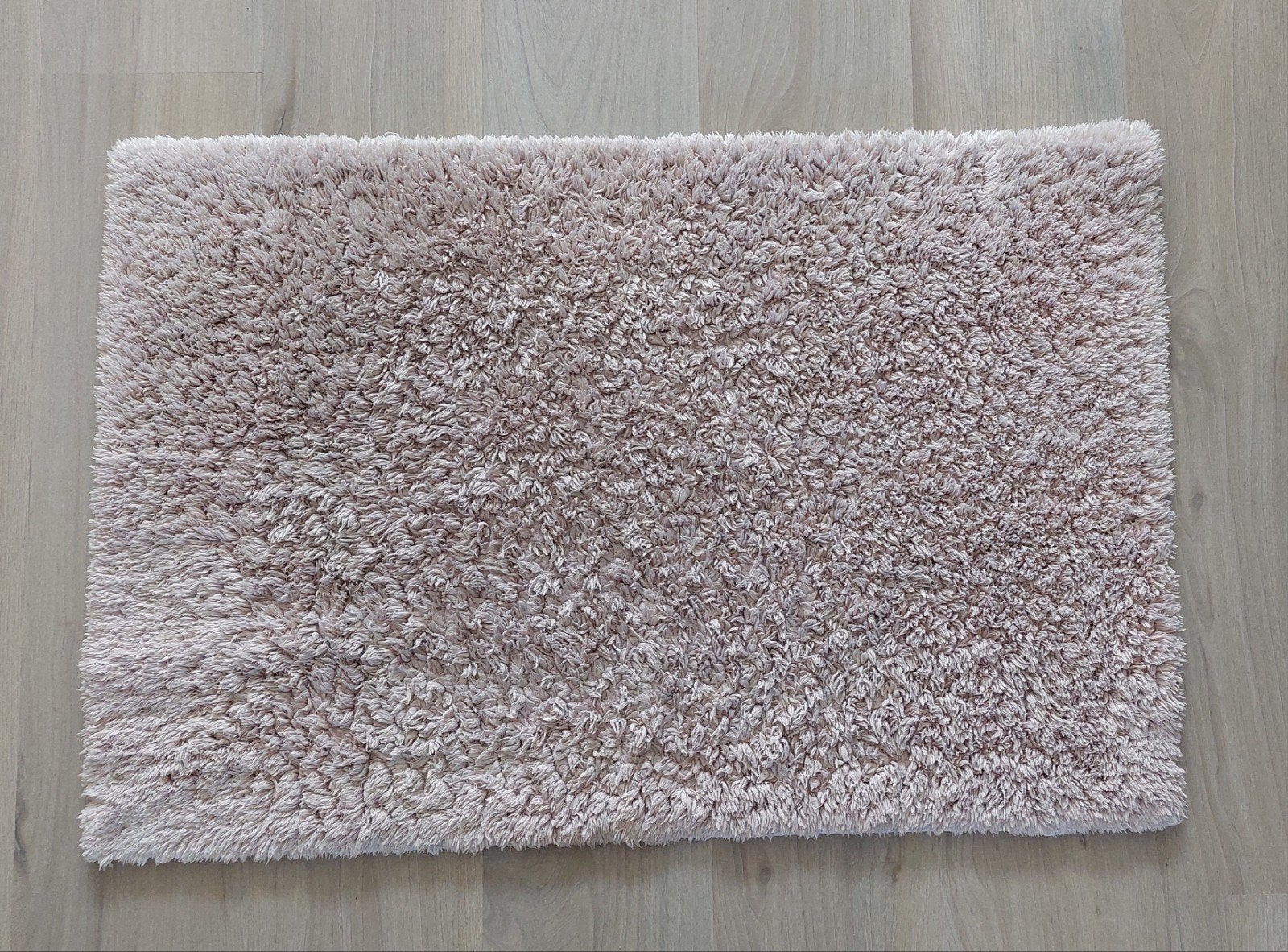 Vloerkleedje hoogpolig IKEA, 50 tot 100 cm, Zo goed als nieuw, Roze, Rechthoekig