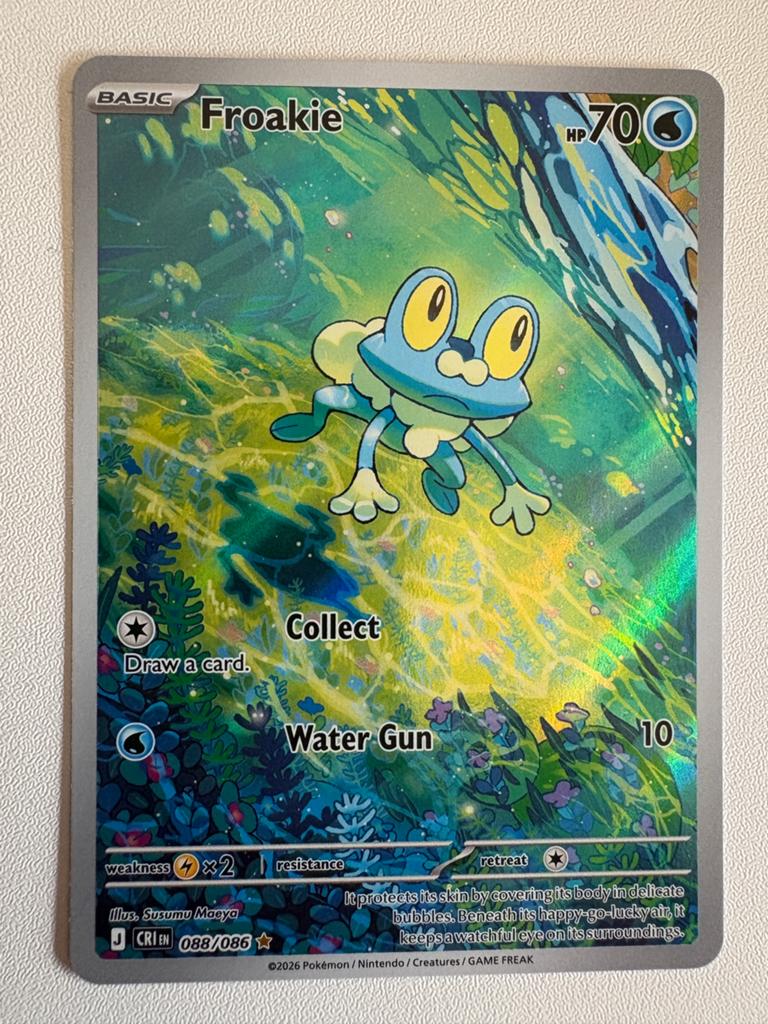 Froakie 088/086, Ophalen of Verzenden, Nieuw, Losse kaart